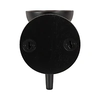 Black Wood Shay Wall Sconce