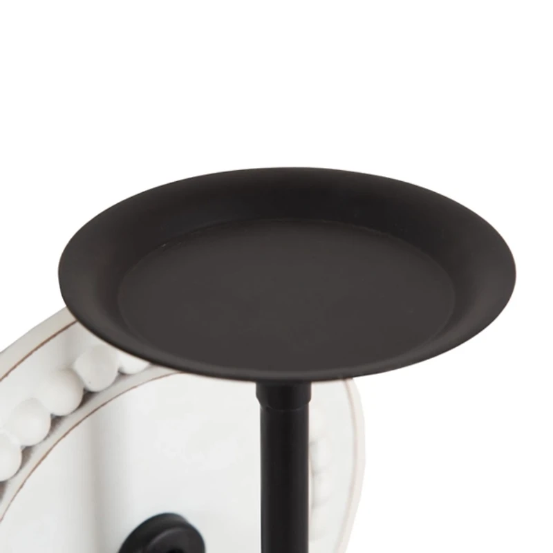 Beaded Wood Letta Wall Sconce