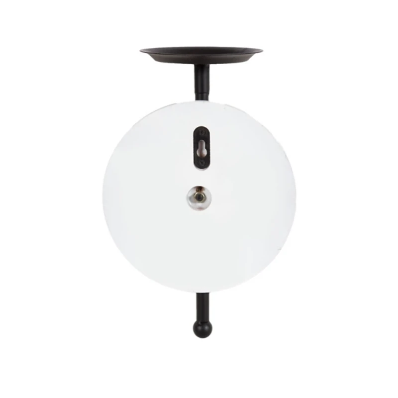 Beaded Wood Letta Wall Sconce