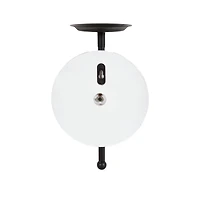 Beaded Wood Letta Wall Sconce