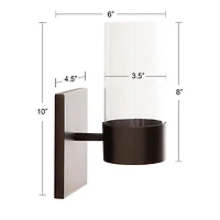 Bronze Metal Alexander Wall Sconce