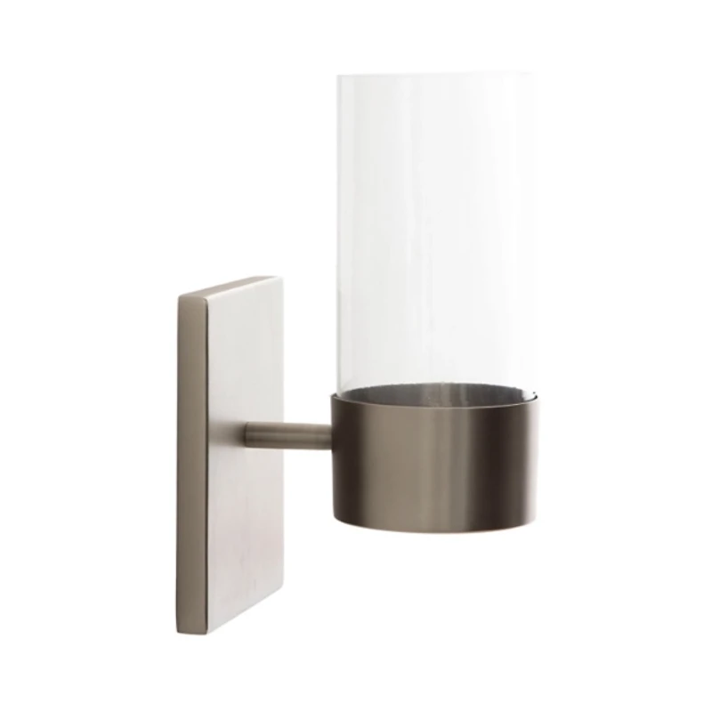 Silver Metal Alexander Wall Sconce