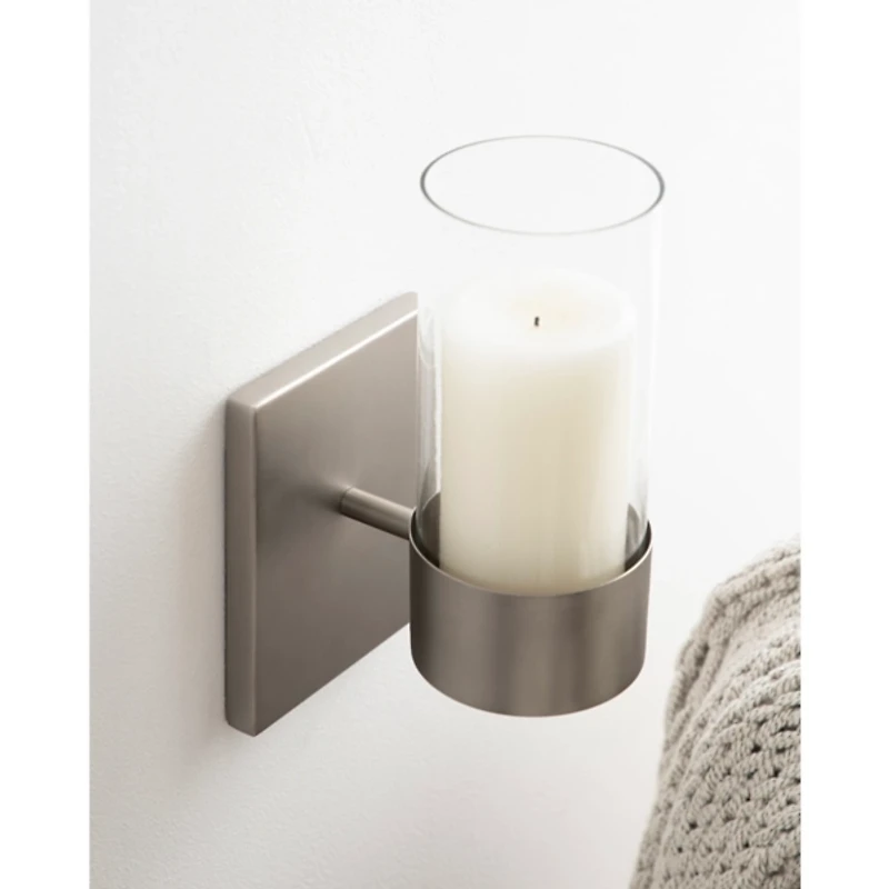 Silver Metal Alexander Wall Sconce