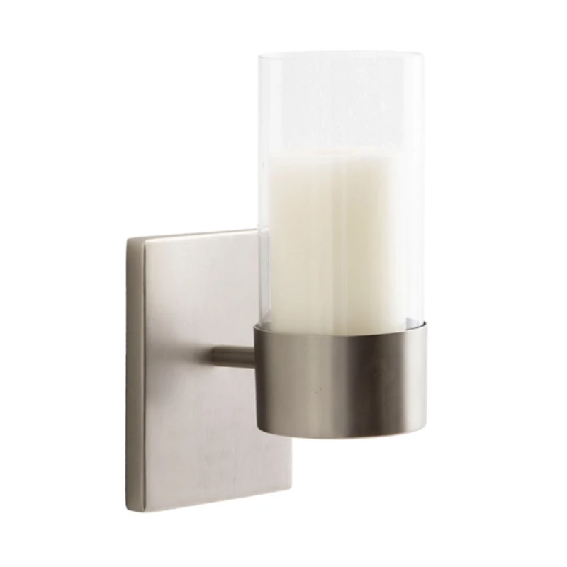 Silver Metal Alexander Wall Sconce