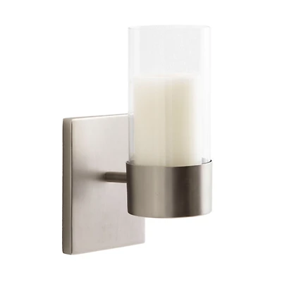 Silver Metal Alexander Wall Sconce