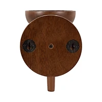 Walnut Brown Wood Shay Wall Sconce