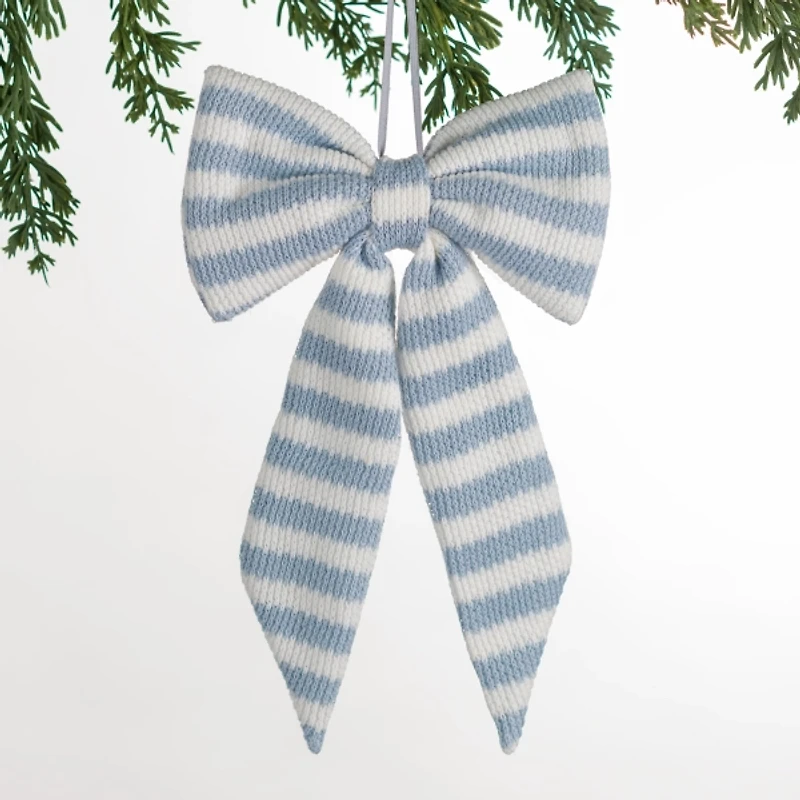 Nautical Bow Christmas Ornament