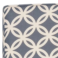 Blue Catherine Contemporary Accent Chair