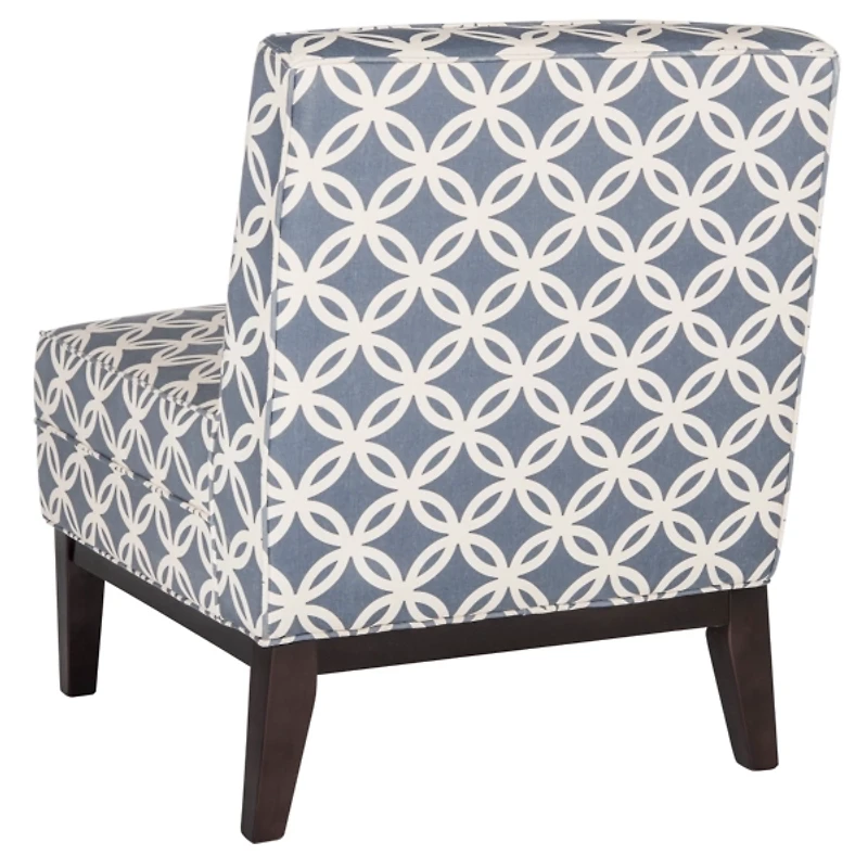 Blue Catherine Contemporary Accent Chair