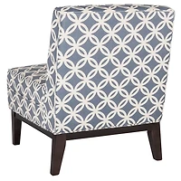Blue Catherine Contemporary Accent Chair