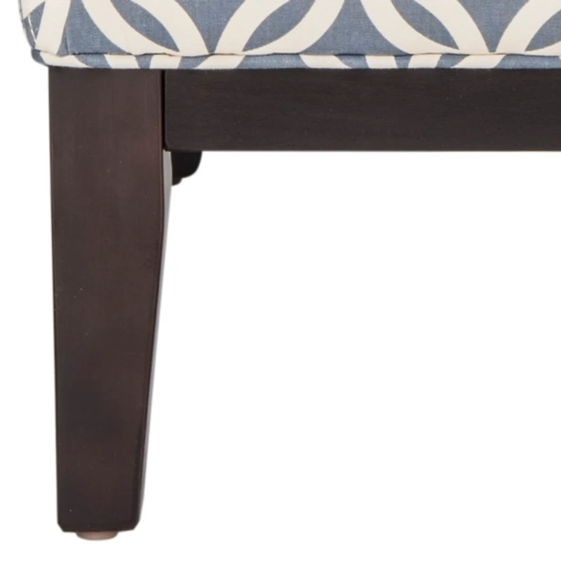 Blue Catherine Contemporary Accent Chair