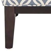 Blue Catherine Contemporary Accent Chair