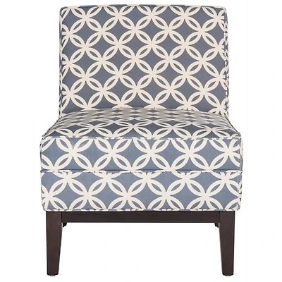 Blue Catherine Contemporary Accent Chair