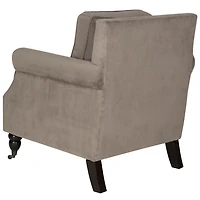 Brown Traditional Club Accent Chair