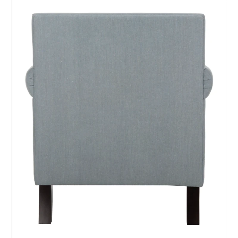 Blue Traditional Club Accent Chair