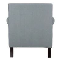 Blue Traditional Club Accent Chair