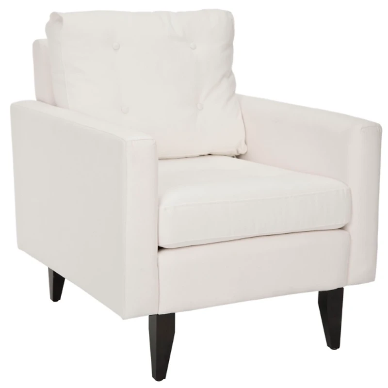 White Cotton Abigael Accent Chair