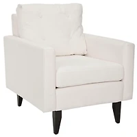 White Cotton Abigael Accent Chair