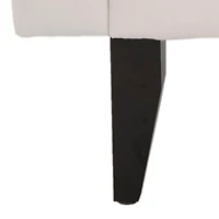 White Cotton Abigael Accent Chair