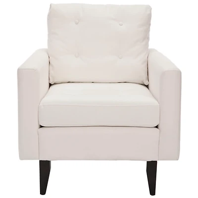 White Cotton Abigael Accent Chair