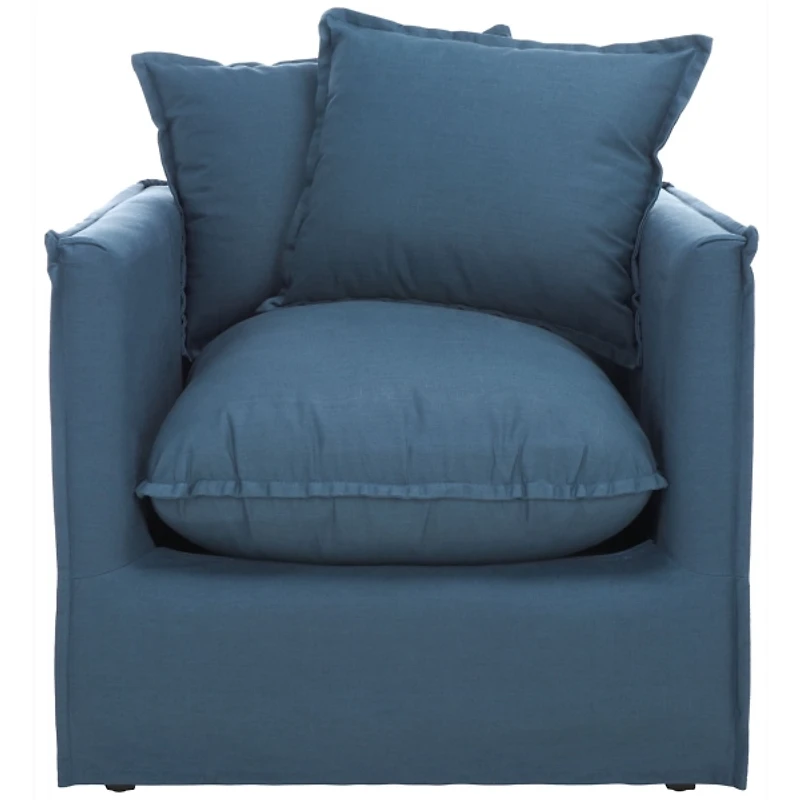 Blue Slipcover Josey Armchair