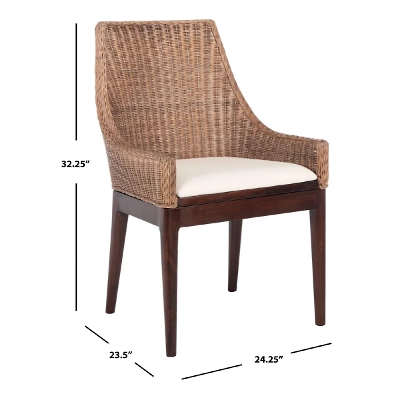 Woven Rattan Francene Accent Chair