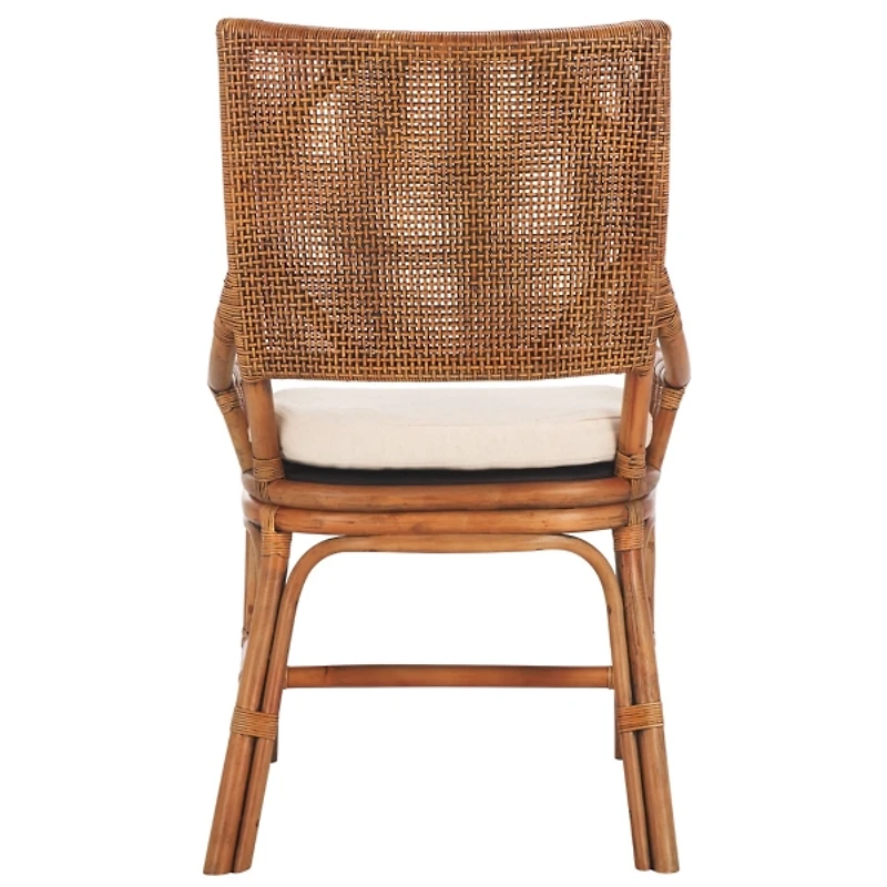 Coastal Honey Rattan Donna Accent Chair