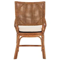 Coastal Honey Rattan Donna Accent Chair