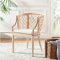 Natural Wash Rattan Carly Accent Chair
