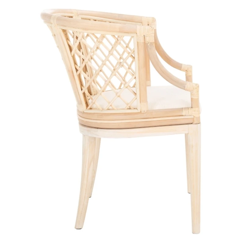 Natural Wash Rattan Carly Accent Chair