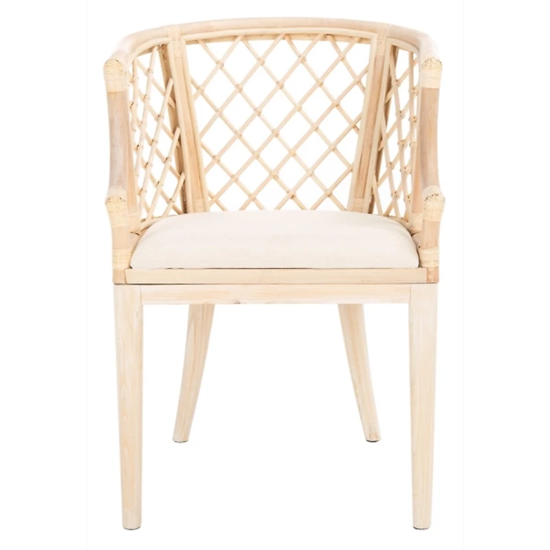 Natural Wash Rattan Carly Accent Chair