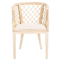 Natural Wash Rattan Carly Accent Chair