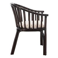 Dark Brown Rattan Birdie Armchair