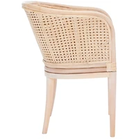 Natural Whitewash Mable Accent Chair