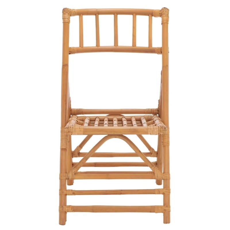 Natural Rattan Maya Folding Chairs, Set of 2