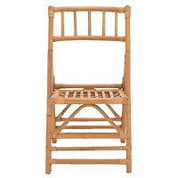 Natural Rattan Maya Folding Chairs, Set of 2
