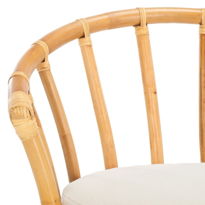 Modern Natural Rattan Bali Accent Chair