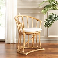 Modern Natural Rattan Bali Accent Chair