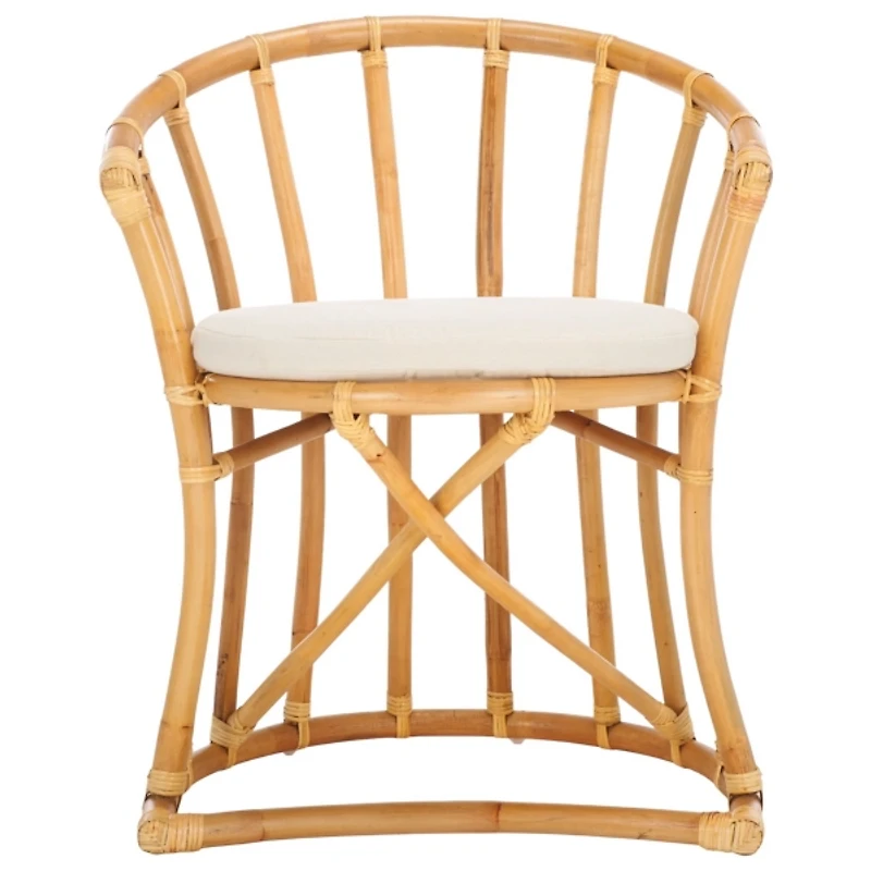Modern Natural Rattan Bali Accent Chair