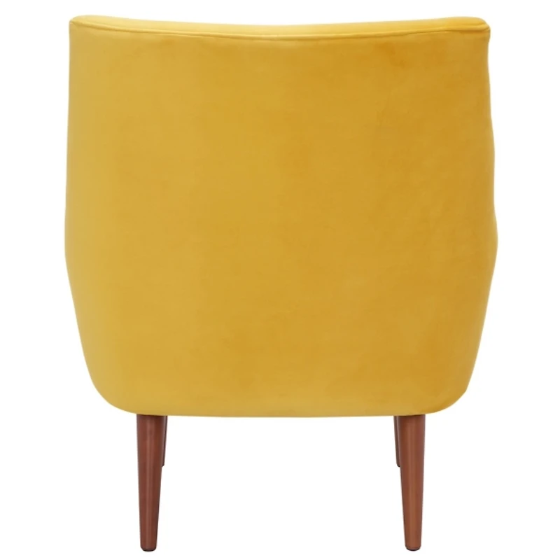 Gold Velvet Tufted Nettie Armchair