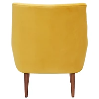 Gold Velvet Tufted Nettie Armchair
