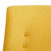 Gold Velvet Tufted Nettie Armchair