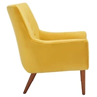 Gold Velvet Tufted Nettie Armchair