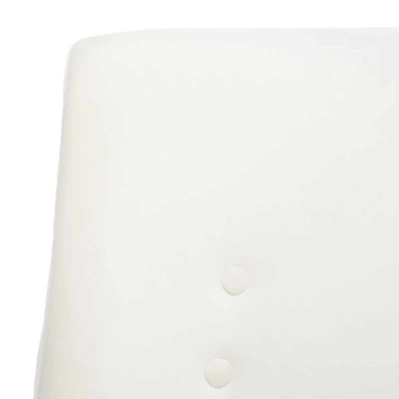 Cream Velvet Tufted Nettie Armchair