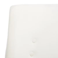 Cream Velvet Tufted Nettie Armchair