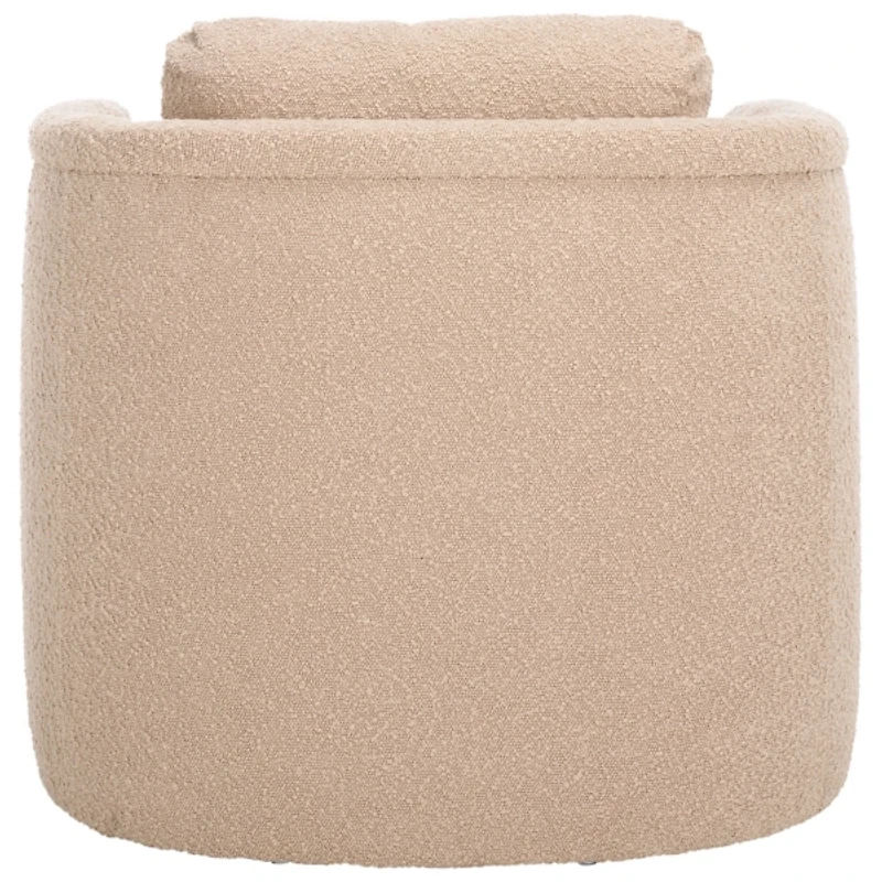 Tan Boucle Modern Piper Accent Chair