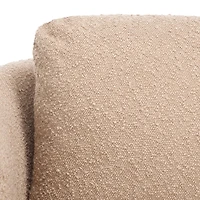 Tan Boucle Modern Piper Accent Chair