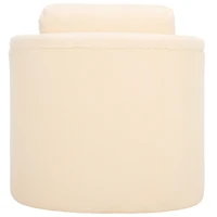 Cream Sherpa Modern Piper Accent Chair