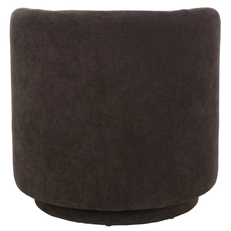 Brown Olcay Modern Swivel Accent Chair
