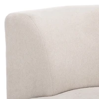 Beige Besima Upholstered Accent Chair